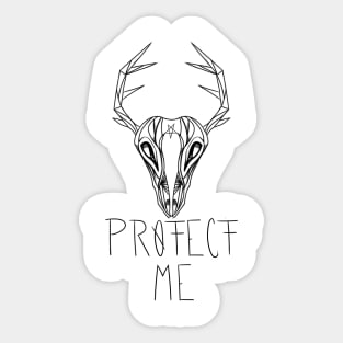 \\PROTECT ME// B Sticker